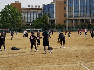 練習から熱気①