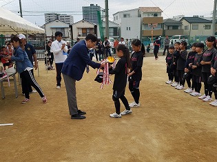 準優勝表彰②