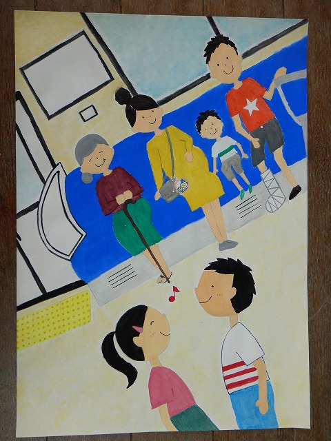 藤野さん作品縦にして